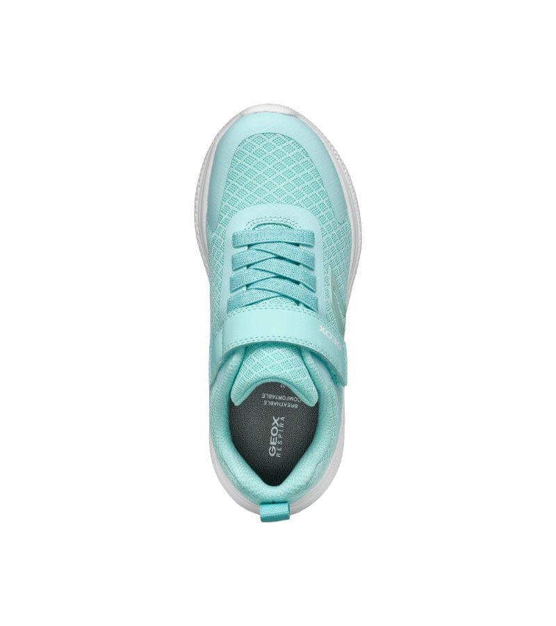 Geox Kids Geox Girls Turquoise Mesh Casual Sporty Trainer Sprintye - J45FWA