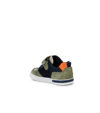 Geox Kids Geox Infant Boys Green Suede Mesh Casual Trainer B KILWI - B45A7B