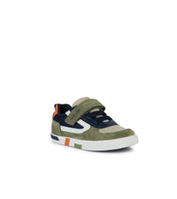 Geox Kids Geox Infant Boys Green Suede Mesh Casual Trainer B KILWI - B45A7B