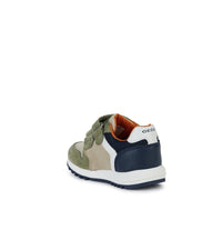 Geox Kids Geox Infant Boys Lightweight Leather Suede Mesh Casual Trainer Alben - B453CA