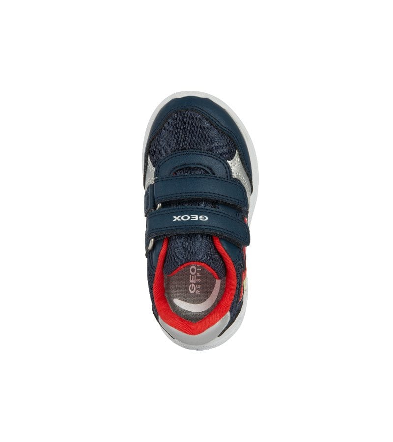 Geox Kids Geox Infant Boys Navy Shark Mesh Casual Sporty Trainer Sprintye - B454UA