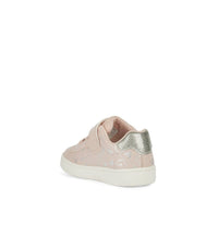 Geox Kids Geox Infant Girls Pink Tennis Sneaker Hearts Design Side Eclyper - B455MA