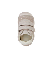 Geox Kids Geox Infant Girls Pre Walker Rose Leather Suede Star Design Shoe Tutim - B9440B