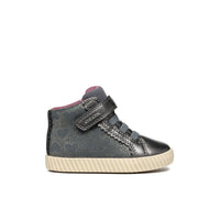 Geox Kids Geox Infant Grey Mirroless Hightop Baby Shoe - B4669A