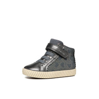 Geox Kids Geox Infant Grey Mirroless Hightop Baby Shoe - B4669A