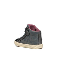 Geox Kids Geox Infant Grey Mirroless Hightop Baby Shoe - B4669A