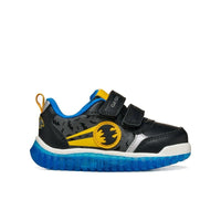 Geox Kids Geox Infants Boys Black Batman Lights Up Lightyloo Sneakers - B665ZA