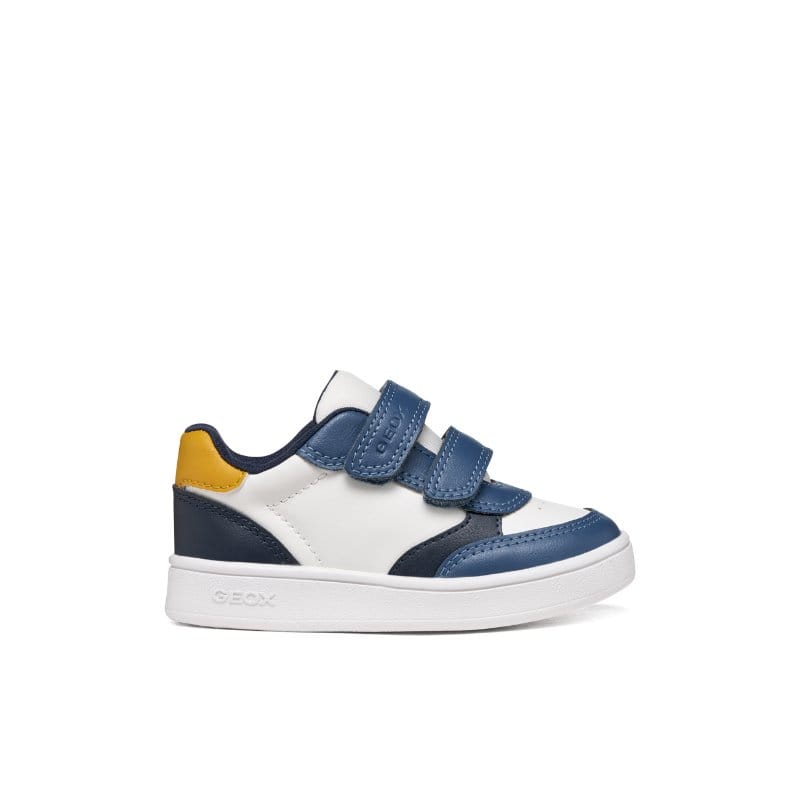 Geox Kids Geox Infants Boys Blue Double Strap Eclyper Sneakers - B555LA