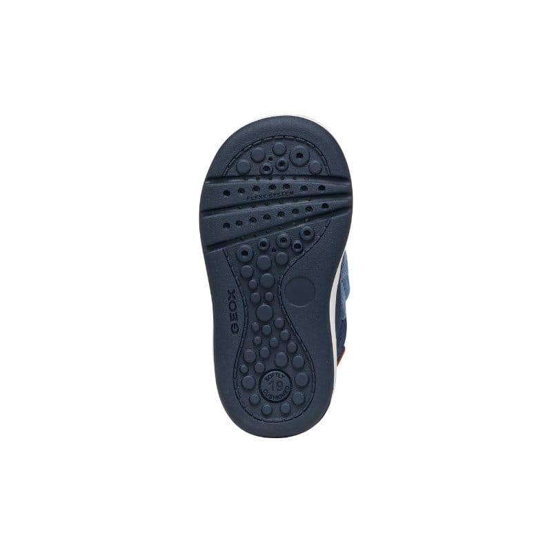 Geox Kids Geox Infants Boys Blue Velcro Strap Biglia Sneakers - B554DA