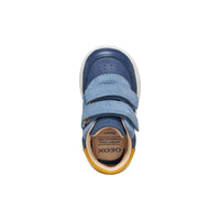 Geox Kids Geox Infants Boys Blue Velcro Strap Biglia Sneakers - B554DA