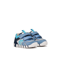 Geox Kids Geox Infants Boys Blue Velcro Strap Iupidoo Sneakers -  B3555D