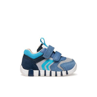 Geox Kids Geox Infants Boys Blue Velcro Strap Iupidoo Sneakers -  B3555D