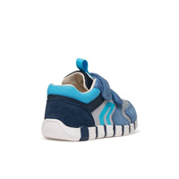 Geox Kids Geox Infants Boys Blue Velcro Strap Iupidoo Sneakers -  B3555D