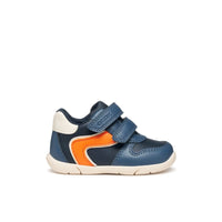 Geox Kids Geox Infants Boys Blue Zapito Velcro Sneakers - B556CA