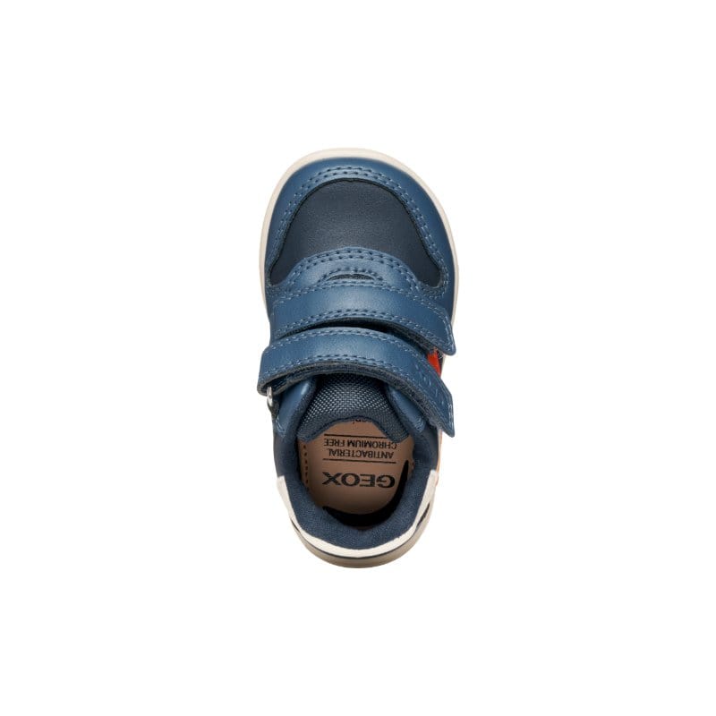 Geox Kids Geox Infants Boys Blue Zapito Velcro Sneakers - B556CA