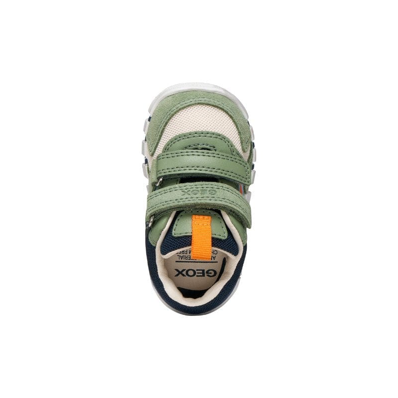 Geox Kids Geox Infants Boys Green Velcro Strap Iupidoo Sneakers -  B3555D