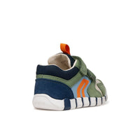 Geox Kids Geox Infants Boys Green Velcro Strap Iupidoo Sneakers -  B3555D