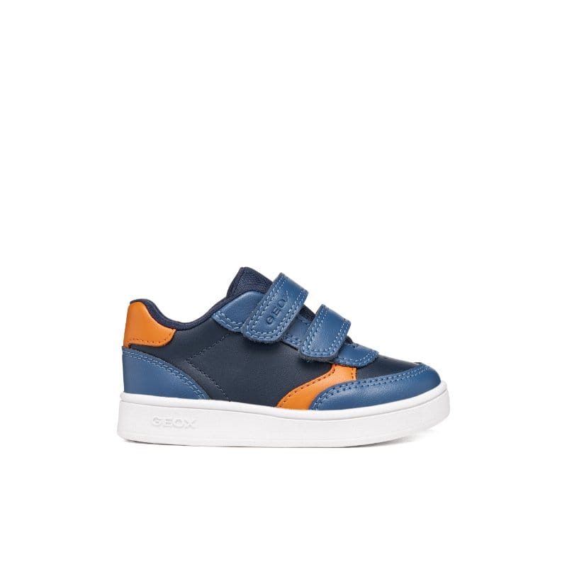 Geox Kids Geox Infants Boys Navy Double Strap Eclyper Sneakers - B555LA