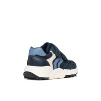 Geox Kids Geox Infants Boys Navy Double Strap Flexyper Mini Sneakers - B656GC
