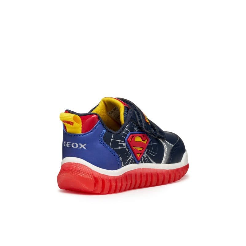 Geox Kids Geox Infants Boys Navy Lightyloo Superman Sneakers -  B565ZB