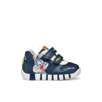 Geox Kids Geox Infants Boys Navy Looney Tunes Iupidoo Sneakers - B6555B