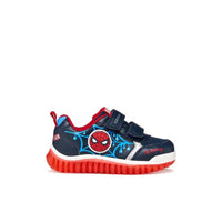 Geox Kids Geox Infants Boys Navy Spider Man With Lights Lightyloo Sneakers -  B655ZC