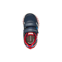 Geox Kids Geox Infants Boys Navy Spider Man With Lights Lightyloo Sneakers -  B655ZC