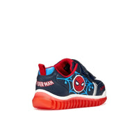 Geox Kids Geox Infants Boys Navy Spider Man With Lights Lightyloo Sneakers -  B655ZC
