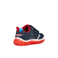 Geox Kids Geox Infants Boys Navy Spider Man With Lights Lightyloo Sneakers -  B655ZC