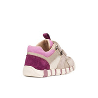 Geox Kids Geox Infants Girls Beige Velcro Strap Iupidoo Sneakers - B3558C