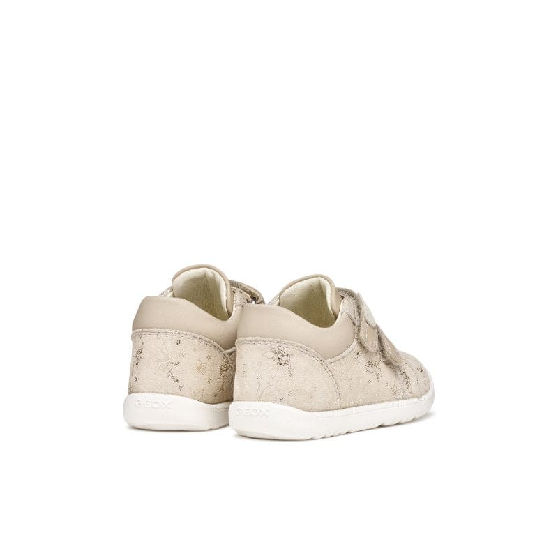 Geox Kids Geox Infants Girls Beige Velcro Strap Macchia Sneakers -  B164PA