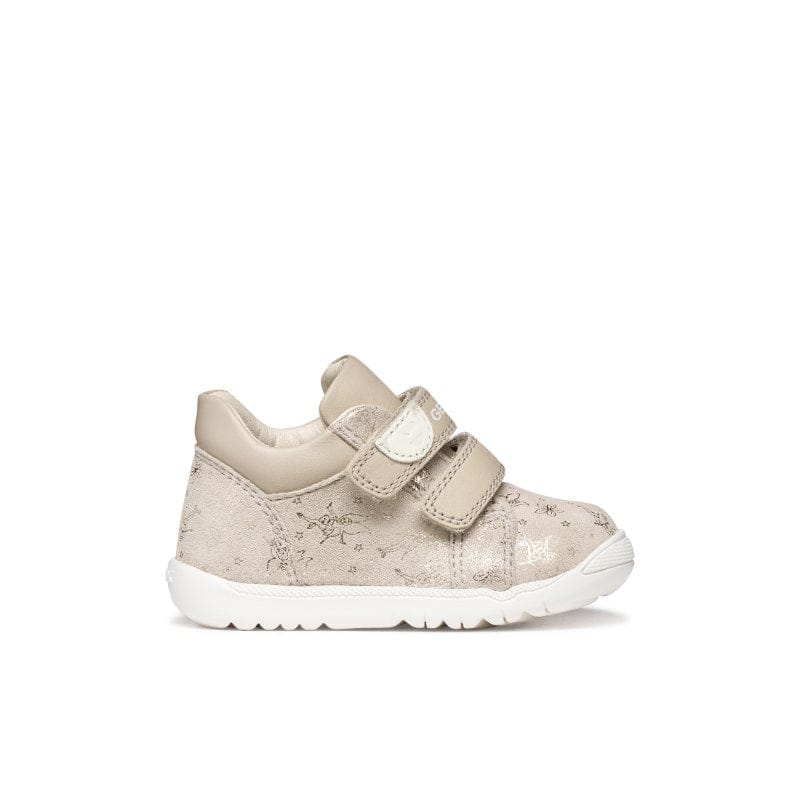 Geox Kids Geox Infants Girls Beige Velcro Strap Macchia Sneakers -  B164PA