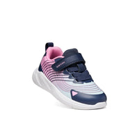 Geox Kids Geox Infants Girls Blue Velcro Strap B Sprintye Sneakers - B664TA