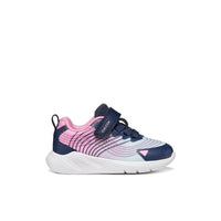 Geox Kids Geox Infants Girls Blue Velcro Strap B Sprintye Sneakers - B664TA