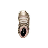 Geox Kids Geox Infants Girls Gold Velcro Strap B Gisli Sneakers - B661MA