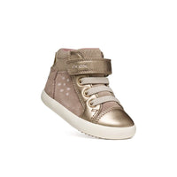 Geox Kids Geox Infants Girls Gold Velcro Strap B Gisli Sneakers - B661MA