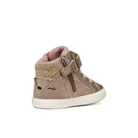 Geox Kids Geox Infants Girls Gold Velcro Strap B Gisli Sneakers - B661MA