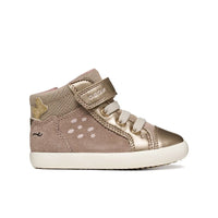 Geox Kids Geox Infants Girls Gold Velcro Strap B Gisli Sneakers - B661MA