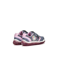 Geox Kids Geox Infants Girls Grey Double Strap Lightyloo Sneakers - B5661A