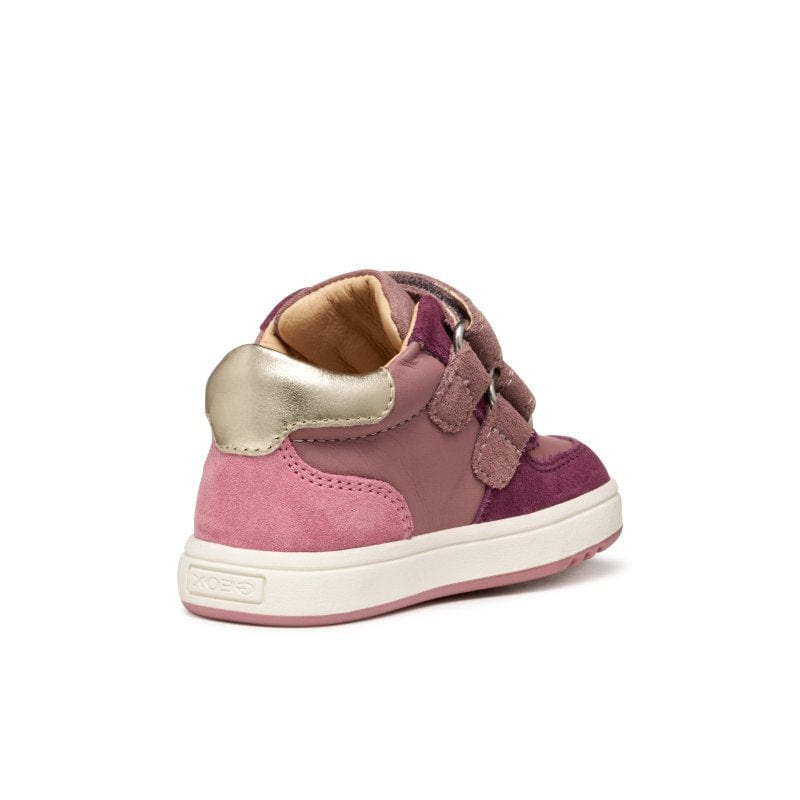 Geox Kids Geox Infants Girls Pink Biglia Velcro Sneakers -  B564CA