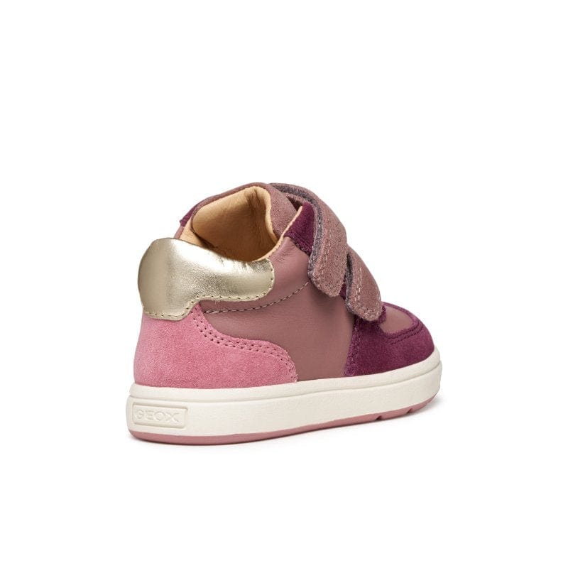 Geox Kids Geox Infants Girls Pink Biglia Velcro Sneakers -  B564CA