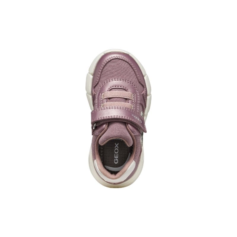 Geox Kids Geox Infants Girls Pink Lightweight Cushioned Flexyper Mini Sneakers - B566NB