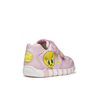 Geox Kids Geox Infants Girls Pink Looney Tunes Iupidoo Sneakers - B6558B