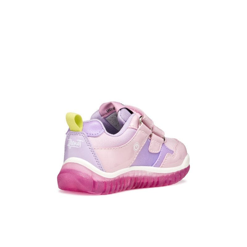 Geox Kids Geox Infants Girls Pink Looney Tunes Lightyloo Sneakers - B6561B