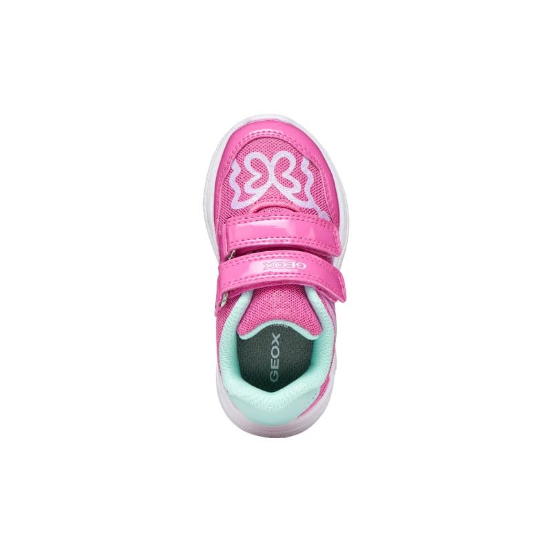 Geox Kids Geox Infants Girls Pink Velcro Strap Sprintye Sneakers -  B654TA