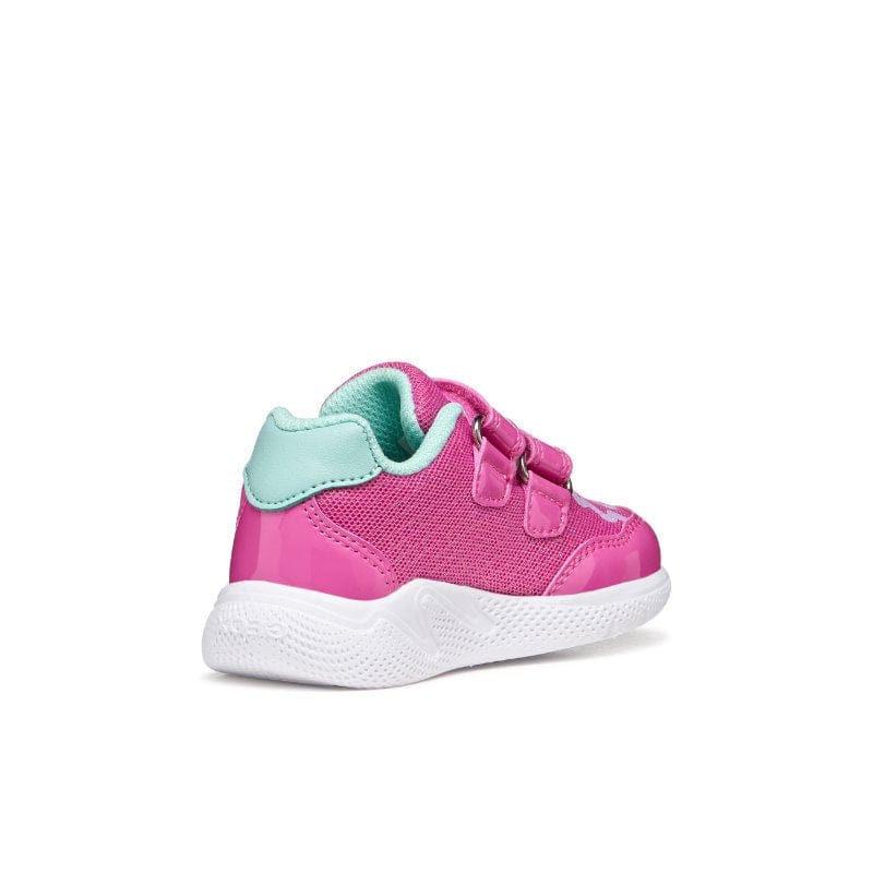 Geox Kids Geox Infants Girls Pink Velcro Strap Sprintye Sneakers -  B654TA