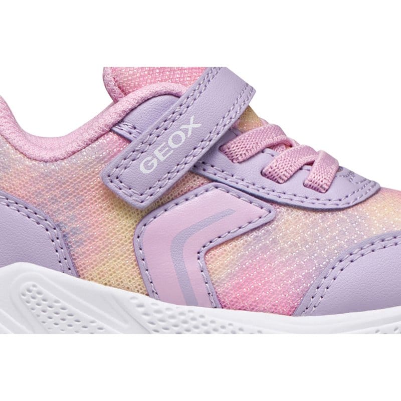 Geox Kids Geox Infants Girls Purple Low Top Sprintye Sneakers -  B454TD