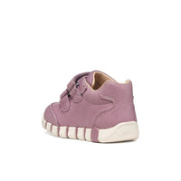 Geox Kids Geox Infants Girls Purple Velcro Strap Iupidoo Sneakers - B5658C