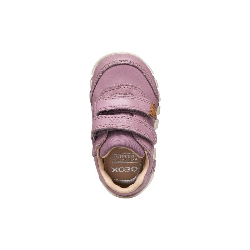 Geox Kids Geox Infants Girls Purple Velcro Strap Iupidoo Sneakers - B5658C