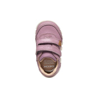 Geox Kids Geox Infants Girls Purple Velcro Strap Iupidoo Sneakers - B5658C
